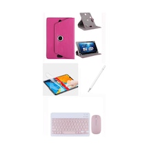 Xiaomi Redmi Pad Se 11'' Uyumlu 4in1 Set Klavye Mouse Kılıf Kalem Ekran Koruyucu