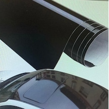 Tavan Folyosu Piano Black 1.52 X 25 M Parlak Siyah Folyo Onkar Otk-32845