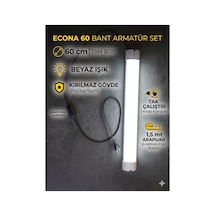 60 Cm Mutfak Tezgah Aydınlatması ,beyaz Anahtarlı Kablolu Set,led İnce Bant Armatür Led Tak Çalıştır Diğer