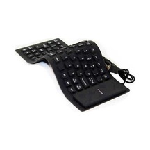 Wondernest Siyah Silikon Katlanabilir Oyun Klavyesi, Toz Ve Su Geçirmez, Taşınabilir Siyah