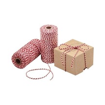 Kırmızı Beyaz  Yılbaşı Paket Ipi 200 M(Twine Baker)
