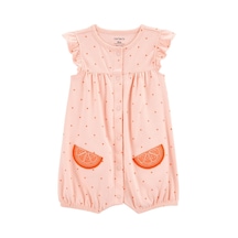 Carter's Kız Bebek Kısa Tulum 1s487510 Turuncu