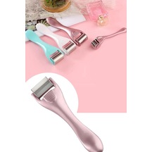 Pembe Dermapen Ve Dermaroller Sonrası Cilt Soğutucu Sıklaştırıcı Masaj Aleti
