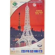 3D Ahşap Maket Eyfel Kulesi 52 Parça Puzzle
