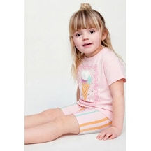 Poala Kids Ice Cream Kız Takım Çok Renkli