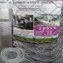 20 X 1,50 Metre Bahçe Teli, Kümes Teli, Örgü Teli 5Cmx5Cm 1.7 Mm