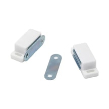 50 Adet Beyaz 4.5cm Mıknatıslı Sineklik Çıt Çıt 4915
