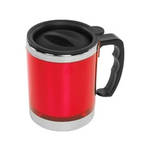 S-link Sl-tm1978 Kırmızı 330ml Iç 304 Dış 201 Paslanmaz Çelik Kupa