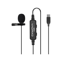 Ckmova Lcm 2c Type-c Girişli Kondenser Klipsli Yaka Mikrofonu