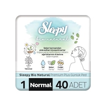 Sleepy Bio Natural Premium Plus Günlük Ped Normal 40 Adet Ped