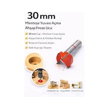 Senbang 30 Mm Menteşe Yuvası Açma Ahşap Freze Matkap Ucu Panç