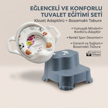 Çocuk Klozet Adaptörü Ve Basamak Seti Kaymaz Çocuk Tuvalet Eğitimi Seti Güvenli Ve Konforlu