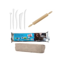 Kil Hamuru Set-1. Seramik Hamuru Başlangıç Seti. Ebeşuar. Merdane