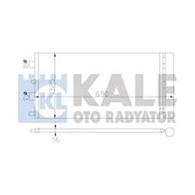 Klıma Radyatoru Kondenser Kurutucu Ile 690x325x16 Duster 10-