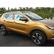 Boğaziçi Nissan Qashqai Cam Rüzgarlığı Krom 2014+
