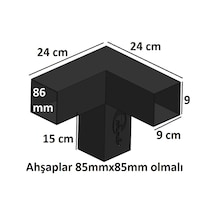 Pergule Pergola Kamelya Montaj Aparatı Köşe