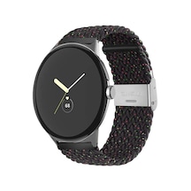 Amazfit Gts Bip Lite S Samsung Uyumlu Haylou Solar Huawei 20mm Kordon Metal Klipsli Flexi Örgü