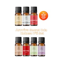 Secret Esansiyel Uçucu Koku Yağı Buhurdanlık Yağı Difüzör Esansı 7'li Set 7x10ml Karışık