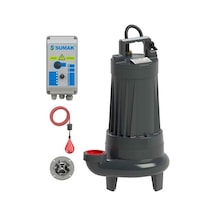 Sumak Sbrt 30/2-p Parçalayıcı Bıçaklı Foseptik Dalgıç Pompa Trifaze 380v 3hp