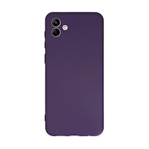 Samsung Uyumlu Galaxy A04 Uyumlu Kılıf First Silikon - Mor