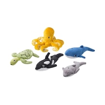 Ikea Blavıngad Peluş Oyuncak Sarı - Açık Sarı - Mavi - Beyaz - Siyah