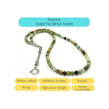 Yıldız Doğal Taş Krizokol 6mm 99luk Doğal Taş Tesbih
