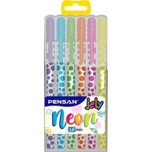 Pensan Jely Neon Jel Kalem 6 Lı 2801