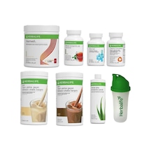 Özel Set- 2 Formül Bir Shake-aloevera İçecek- Çay-extracal Tablet- Thermo Tablet- Heartwell