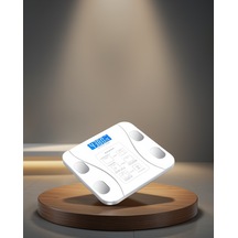Akıllı Vücut Analiz Tartısı 8 Ölçüm Verili Bluetooth'lu Model