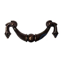 Dekoratif Zamak Üzümlü Kulp - 64mm, Eskitme, 100 Adet Çok Renkli