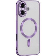 Newface Apple İphone 16 Kılıf Kross Magneticsafe Kapak - Mor