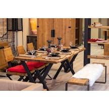 Ntconcept Ntconcept Masif Ağaç Yemek Masası Takımı (437857653)