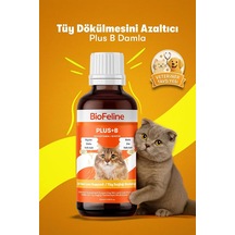 Kediler İçin Plus B Damla 50ml Ve Tüy Dökülmesini Engelleyici Biotinli Tüy Sağlığı Damlası 3 Paketi
