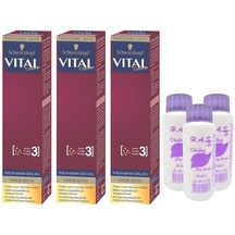 Vital Colors Tüp Boya 7 - 554 Altın Karamel + Oksidan X 3 (445639288)