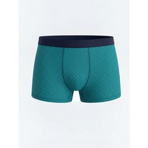 LC Waikiki Lc Waıkıkı Yeşil Standart Kalıp Pamuklu Esnek Erkek Boxer