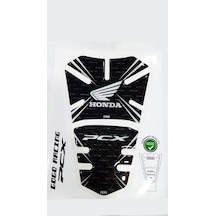 Kapalı Tank Pad Siyah-Beyaz 006 Honda Pcx 2021