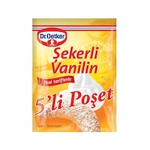 Şekerli Vanilin 5 Lı 1 Adet