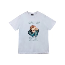 Stoned&Fame Unisex Beyaz Radiohead Baskılı T-shirt Beyaz
