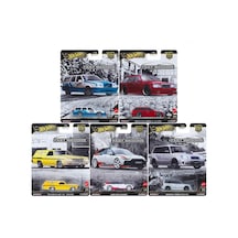 Premium Fast Wagons 5 Li Set Volvo 850, Mercedes E36, Audi Rs6, Subaru Stı Çok Renkli