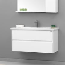 Orka Duden 100 Çekmeceli Alt Modül + Lavabo Beyaz Diğer