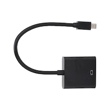 Taplin Mini Displayport - Vga Dönüştürücü Pc Bilgisayar Için Taşınabilir Siyah Tk-143