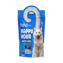 Reflex Happy Hour Somonlu Ve Yaban Mersinli Destekleyici Kedi Ödülü 60 Gr