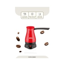 Elektrikli Cezve Pls. Türk Kahve Makine Çelik Gizli Rezistans 700w 5 Fincan - 400ml Scm-2948 5705
