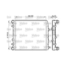 Skoda Fabia 2 Motor Radyatoru 1.2 2007-2014 Valeo 732863