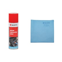 Würth Motor Temizleyici Temizleme Spreyi ve Würth Mikrofiber Bez