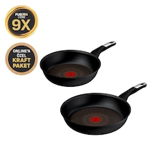 Tefal Explore Fusion Core 9X 2'li tava Seti - 24/28 Cm