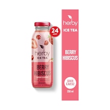 Herby Ice Tea Berry Hibiscus Soğuk Çay Şeker İlavesiz 24 x 250 ML