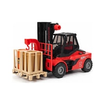 1:16 Ölçekli Işıklı Ve Sesli Oyuncak Forklift Ve Yük Paleti Seti