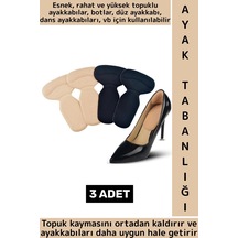 Kendinden Yapışkanlı Konforlu Esnek Kaydırmaz Taban Destekli Ayak Topuk Vurma Önleyici Ped 3 Adet