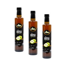 Elma Sirkesi 500 Ml, Fermente Elma Sirkesi, Salata, Sos Ve Turşu Tarifleri İçin 3 Paketi